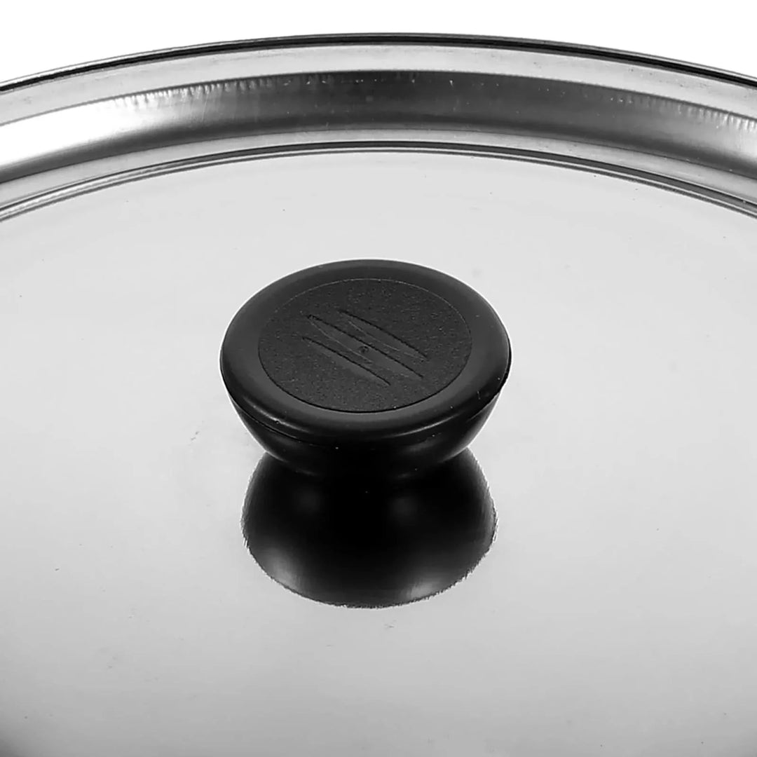 BowLift | Robust universal stainless steel lid for woks & pans
