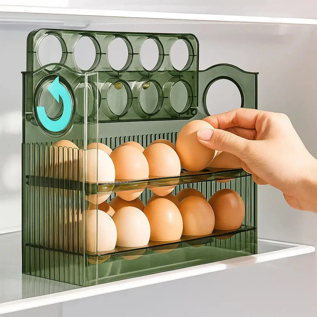 BowLift | Egg organizer with 3 levels and date display