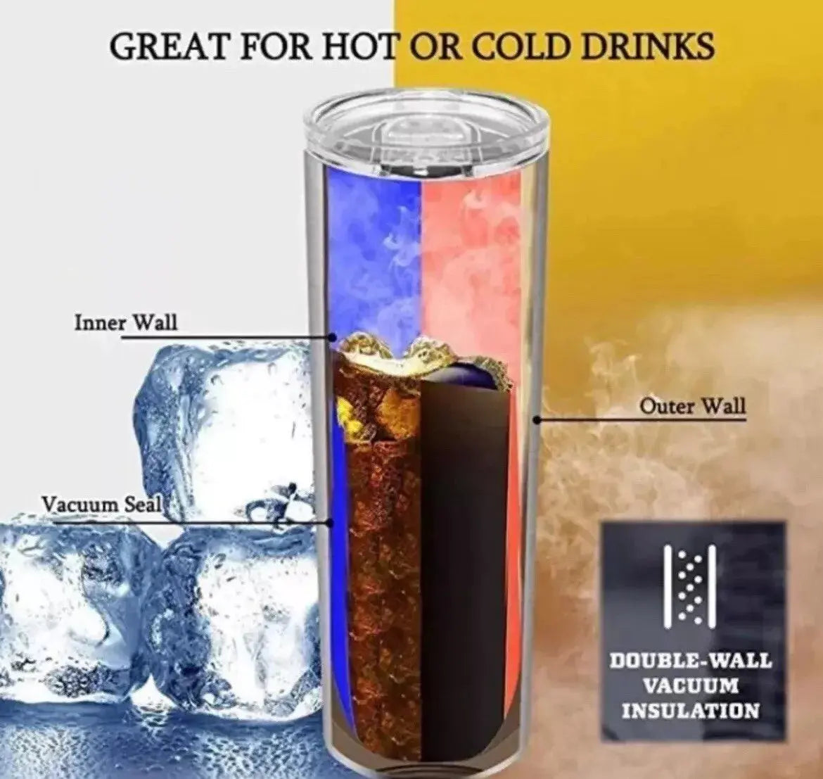 BowLift | Unique stainless steel thermos mug with funny dirty pattern