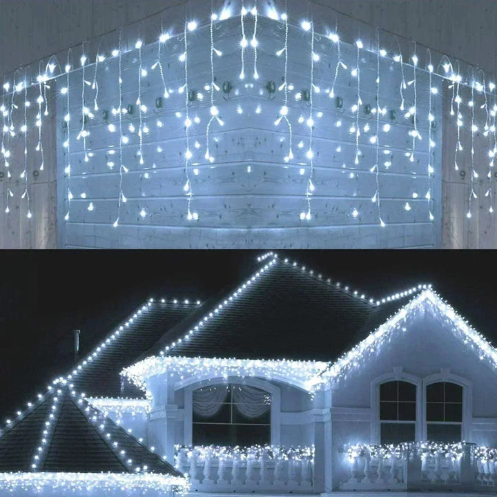 BowLift | Icicle Light Curtain | LED Christmas Decoration Outdoor