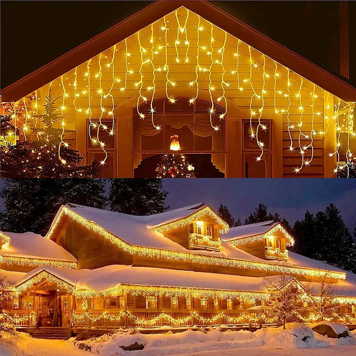 BowLift | Icicle Light Curtain | LED Christmas Decoration Outdoor