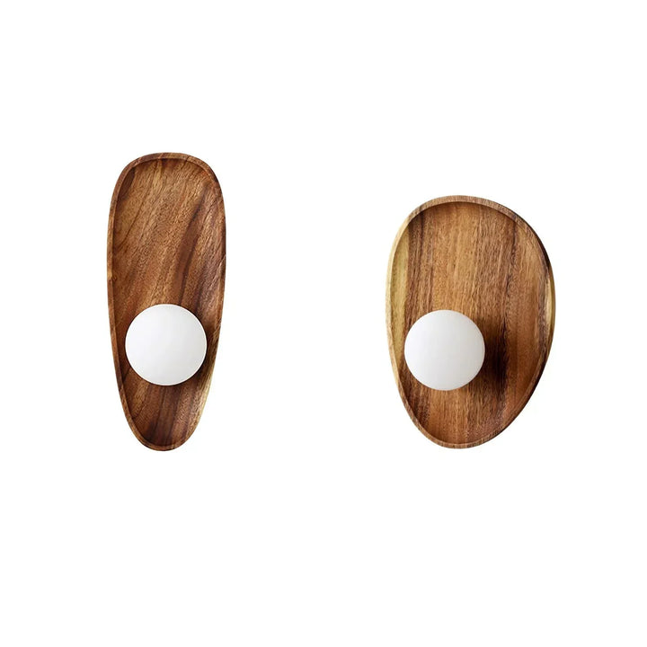 BowLift | Wooden wall lamp, natural light