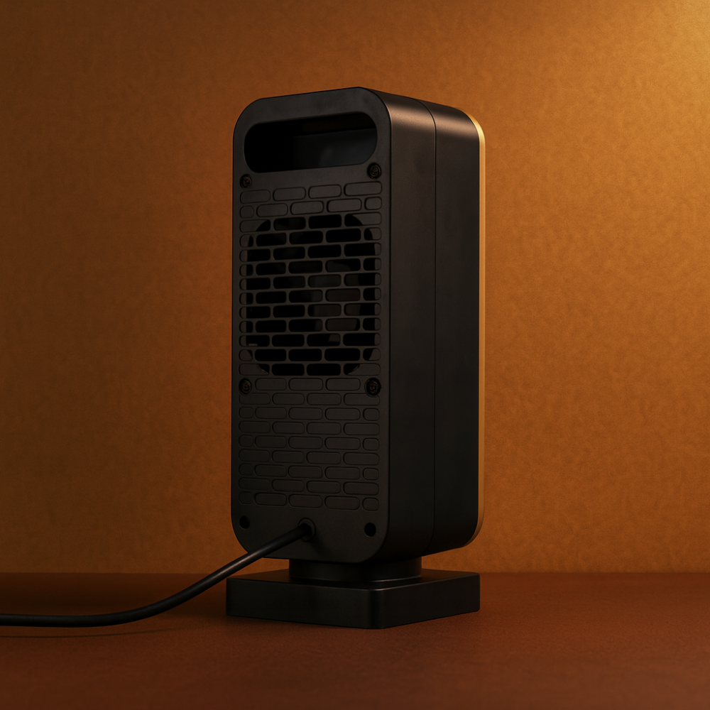 BowLift | Electric Space Heater Portable Ceramic 500W Quiet Square Tip Over Protection