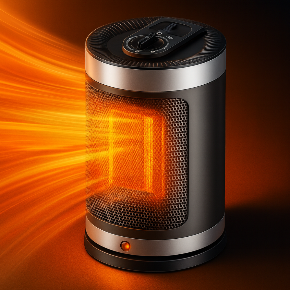 BowLift | Electric Space Heater Ceramic Portable 900W Adjustable Thermostat