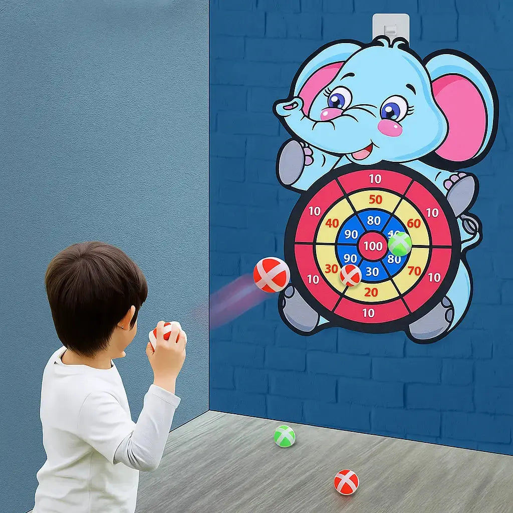 BowLift | Elephant Dart Game for Kids – Promotes Aiming, Counting & Coordination