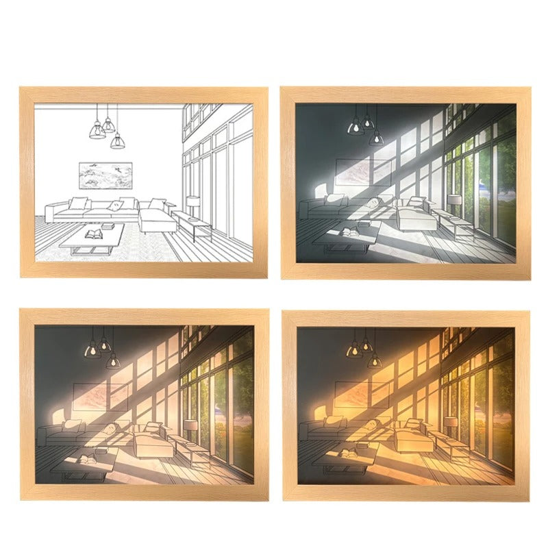 Elegant Indoors LED Light Painting | Bowlift