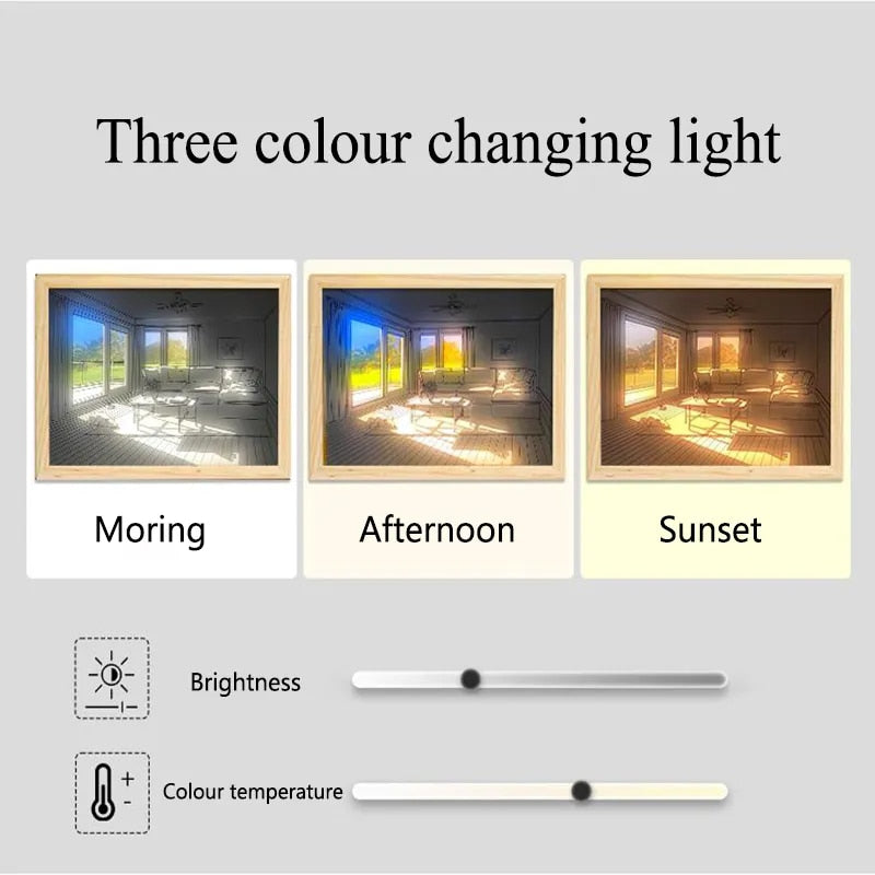 Elegant Indoors LED Light Painting | Bowlift