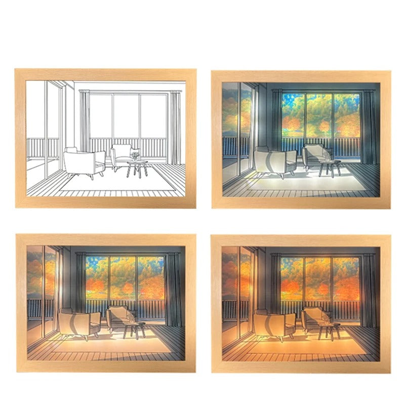 Elegant Indoors LED Light Painting | Bowlift