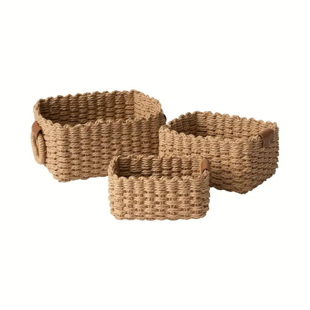 BowLift | Elegant Rattan Weave Basket Set
