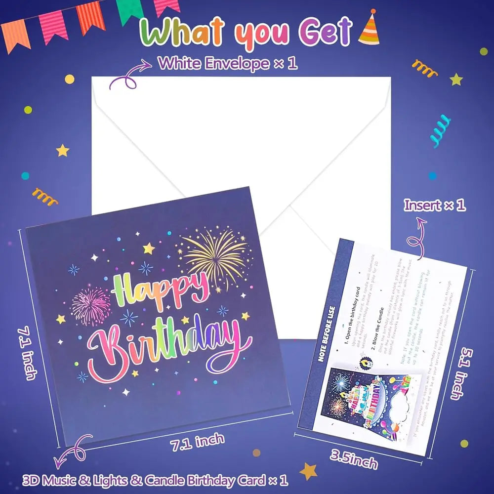 BowLift | Elegant Birthday Card with Music and Light Effect