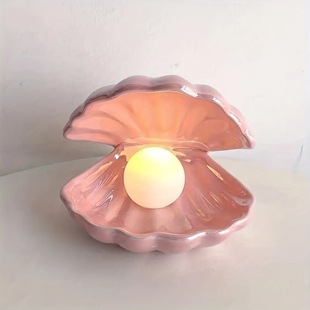 BowLift | Elegant Pearl Nightstand Lamp for a Cozy Home