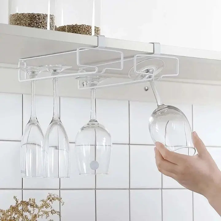 BowLift | Elegant wine glass holder for undercounter installation