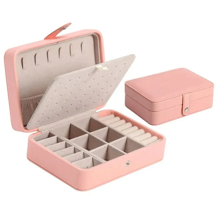 BowLift | Elegant Leather Jewelry Box for Rings and Earrings