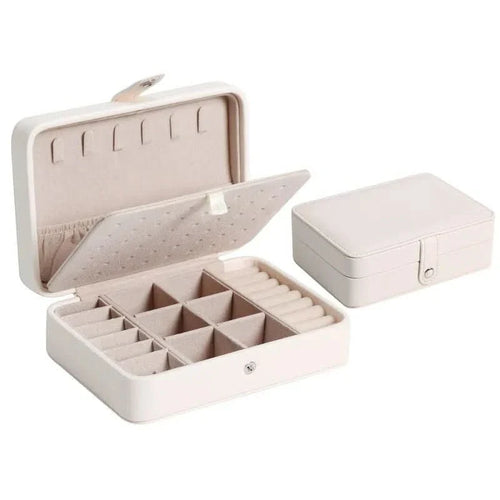 BowLift | Elegant Leather Jewelry Box for Rings and Earrings