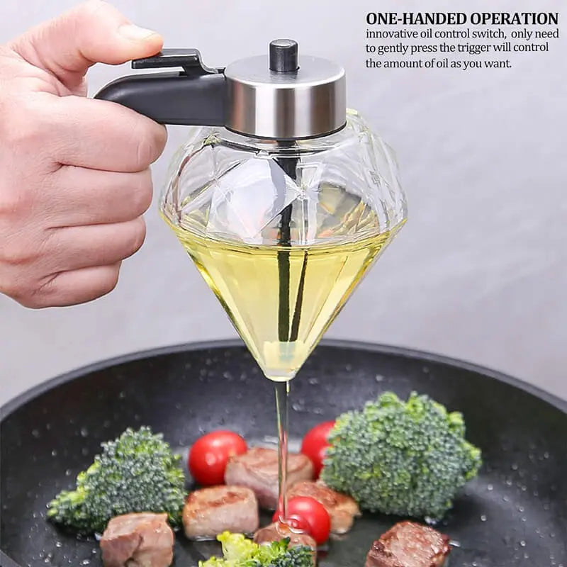 BowLift | Elegant OIL & syrup dispenser made of glass – For clean pouring with style