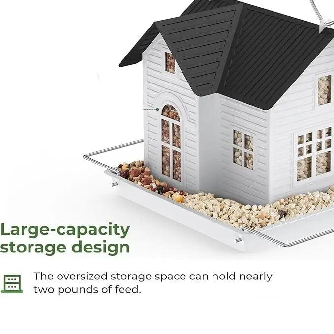 BowLift | Solar-Bird Feeder House with LED Light