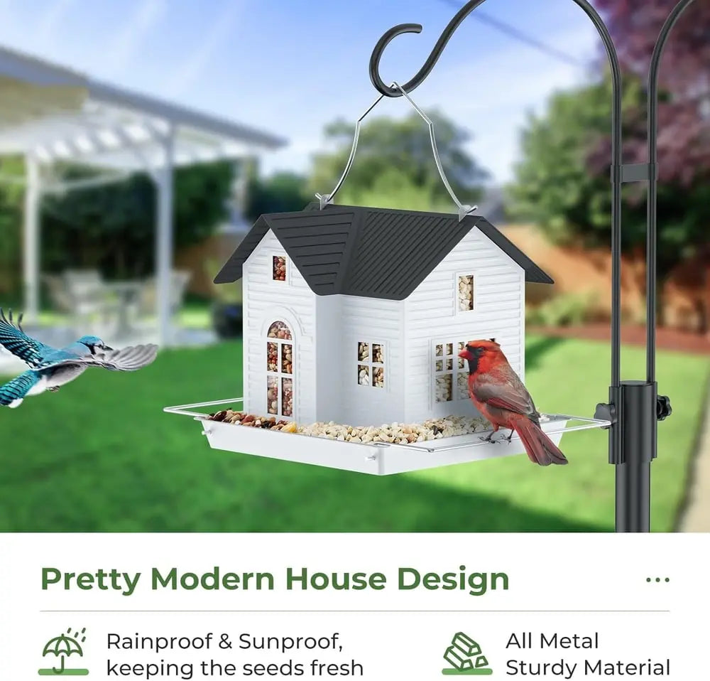 BowLift | Solar-Bird Feeder House with LED Light