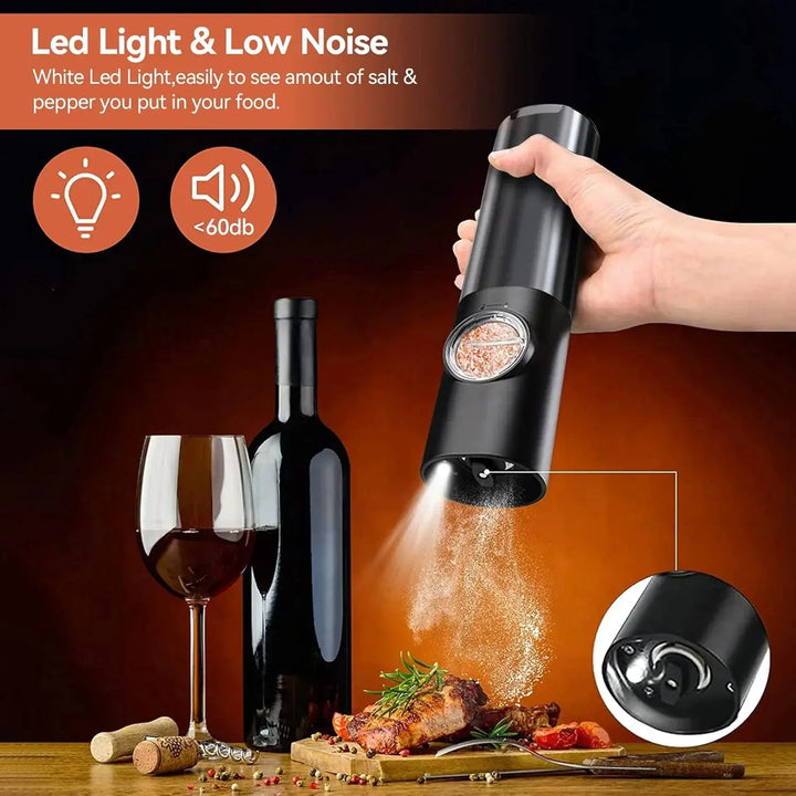 Electric spice grinder set with USB-C charging station | Bowlift