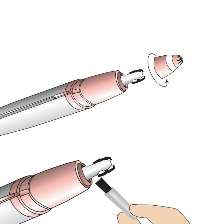 BowLift | Electric Eyebrow Trimmer with Precision Blade, Compact and Easy to Use - Ideal for Precise Eyebrow Shaping