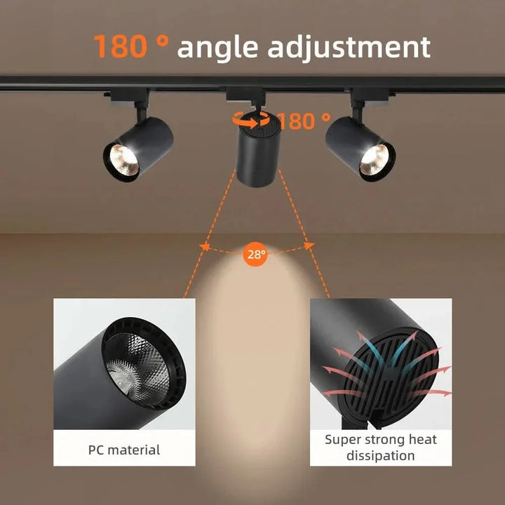 BowLift | LED spotlight for living spaces with adjustable light angle