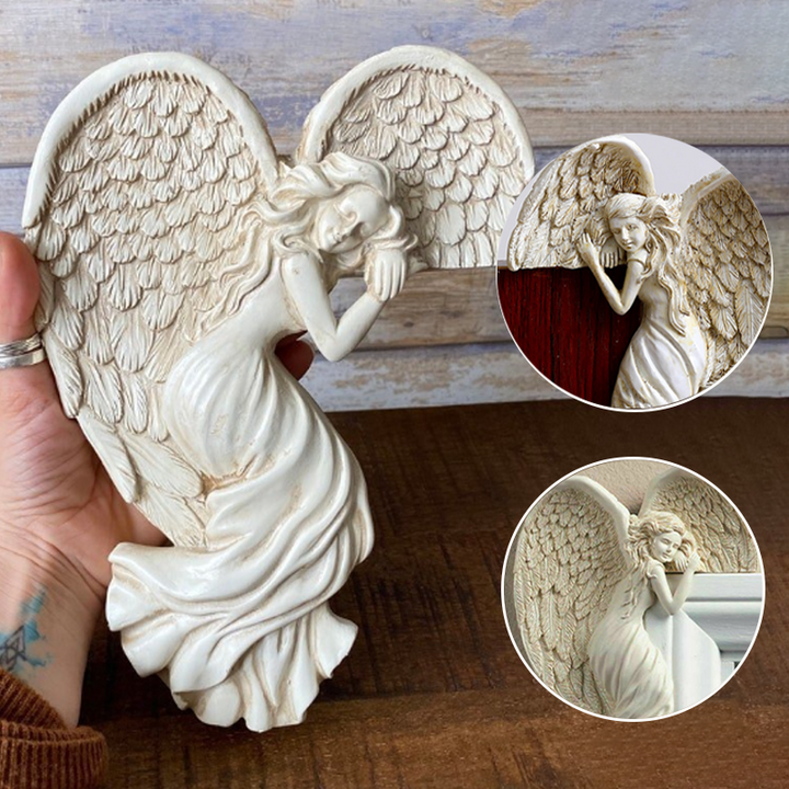Decoration Door Frame Angel Wings made of Resin | Bowlift