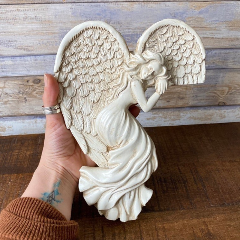 Decoration Door Frame Angel Wings made of Resin | Bowlift