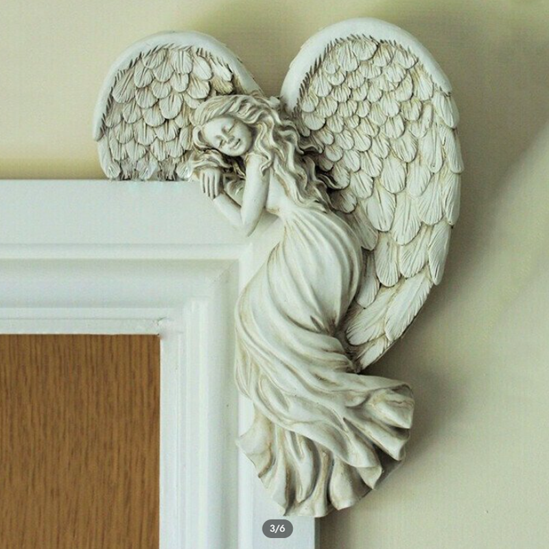 Decoration Door Frame Angel Wings made of Resin | Bowlift