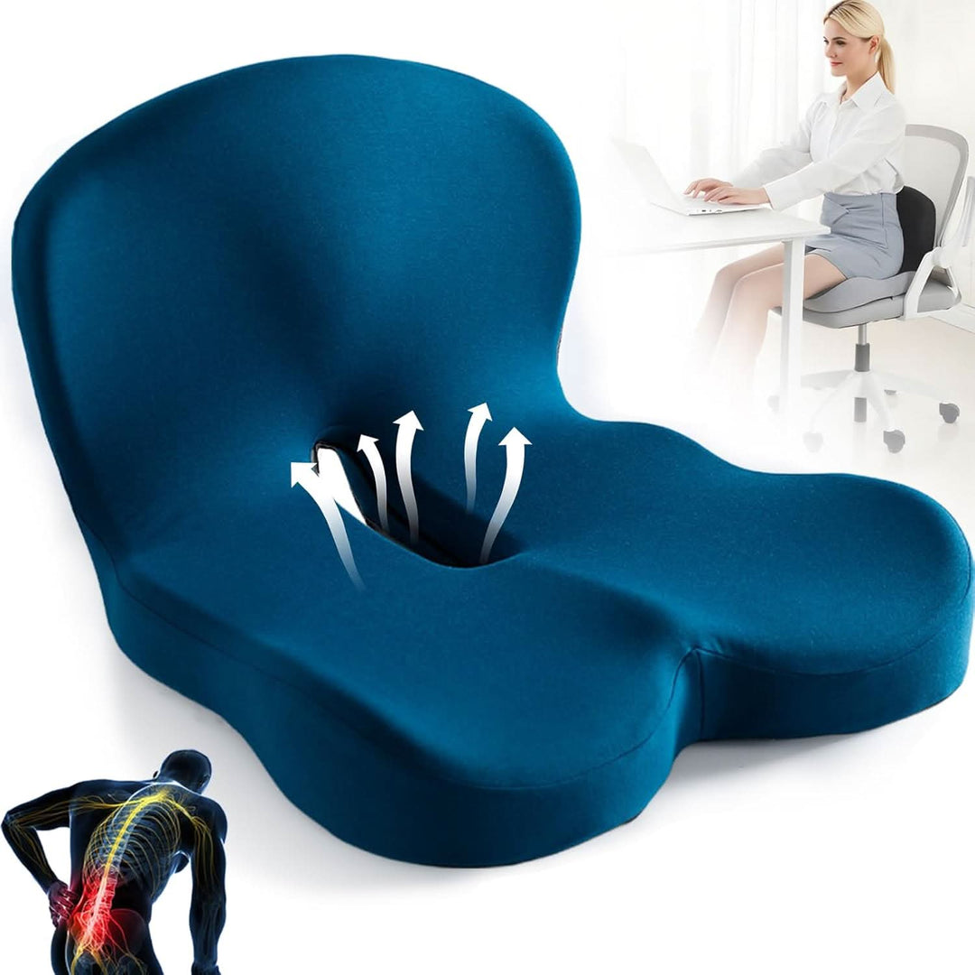 BowLift | Ergonomic Memory Foam Seat Cushion