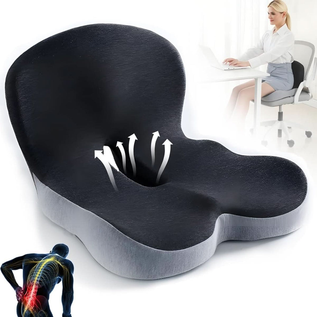 BowLift | Ergonomic Memory Foam Seat Cushion