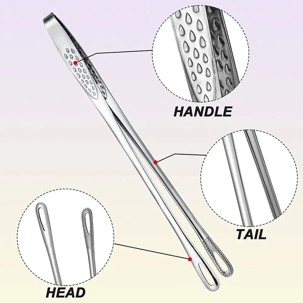 BowLift | Ergonomic Grill Tongs made of stainless steel for grilling and cooking