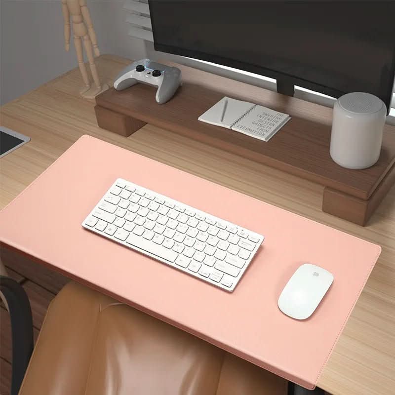 BowLift | Ergonomic PU Leather Desk Mat with Wrist Support
