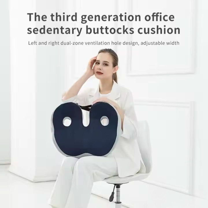 BowLift | Non-slip seat cushion made of memory foam for travel & workplace