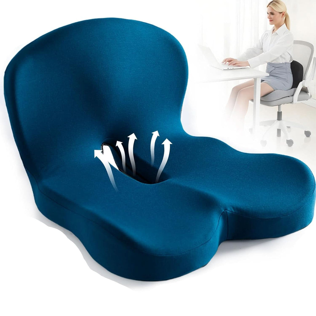ErgoComfort Pad Memory Foam Seat Cushion | Bowlift