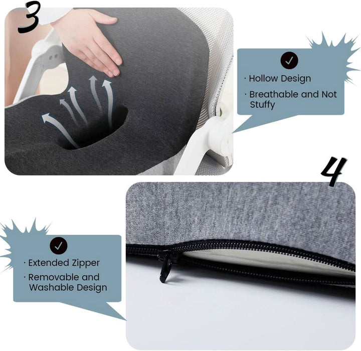 ErgoComfort Pad Memory Foam Seat Cushion | Bowlift