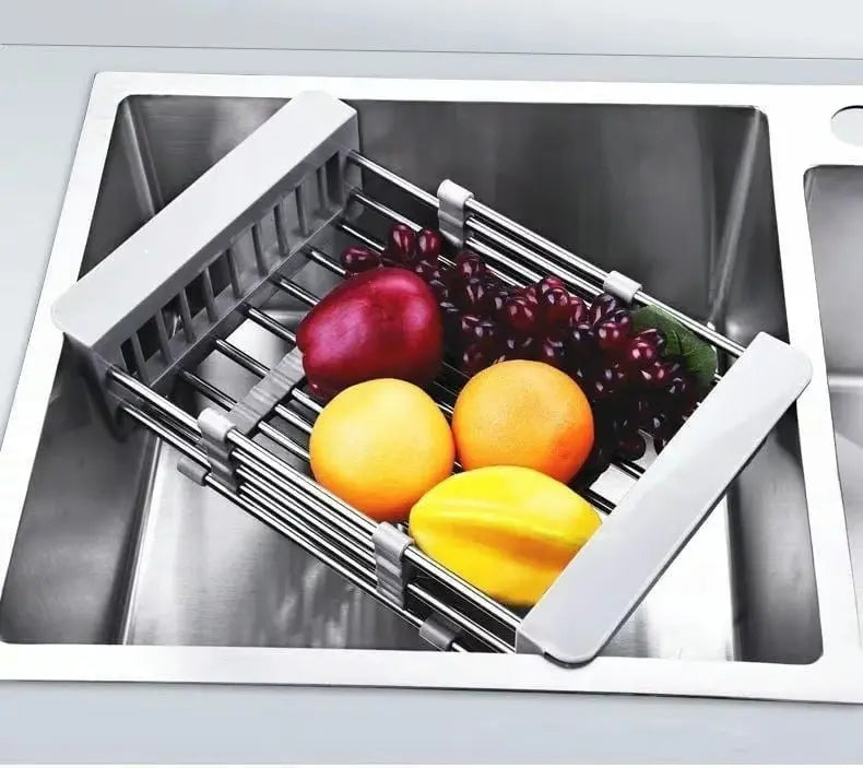 BowLift | Expandable Stainless Steel Draining Basket for Sinks