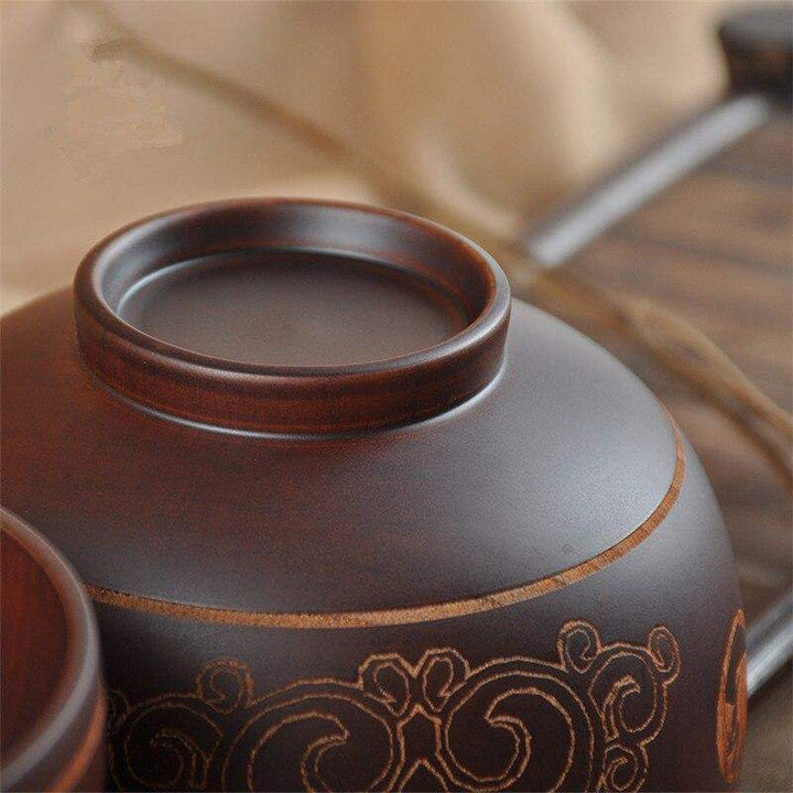 Ethnic wooden bowl Bowlift