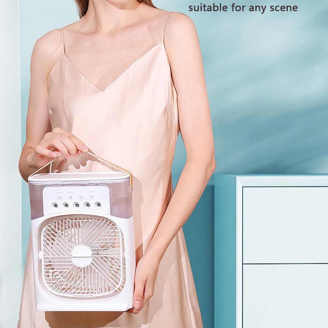 Evaporative 4-In-1 Mini Mobile Air Conditioning Fan | Bowlift