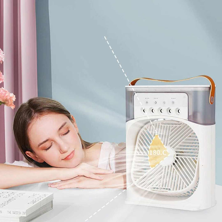 Evaporative 4-In-1 Mini Mobile Air Conditioning Fan | Bowlift