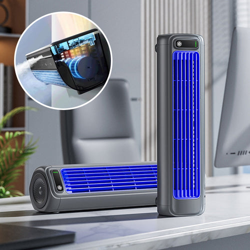 Portable Air Conditioner | Wall-Mountable, Fast Cooling & Long-Lasting Battery for Home and Office Use | Bowlift