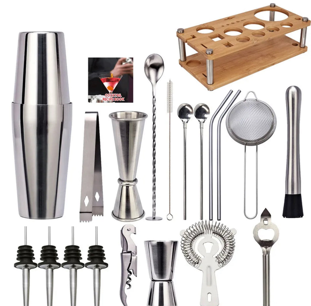ShakerPro - Luxe 23-delige Cocktailset voor Bartenders Bowlift