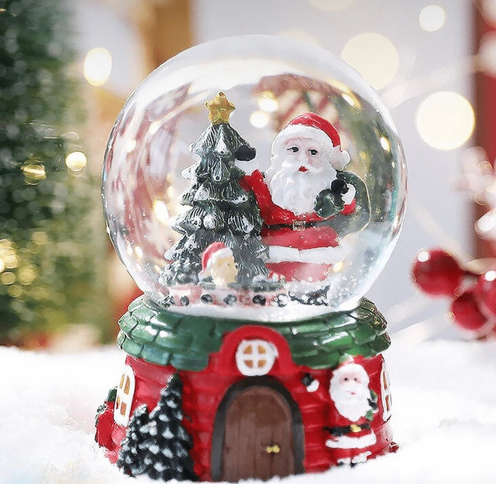 BowLift | Musical LED Santa Snow Globe