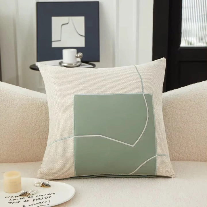 BowLift | Cushion with Geometric Embroidery