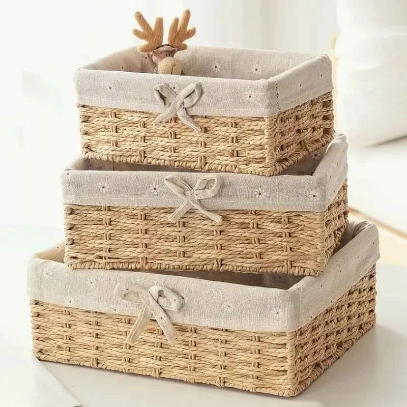 BowLift | 3 piece rattan basket