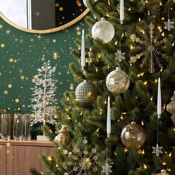 BowLift | LED candle set without flame for Christmas trees & festive decorations