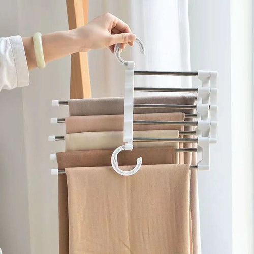 BowLift | Space-saving 5-in-1 Foldable Clothes Hanger Set