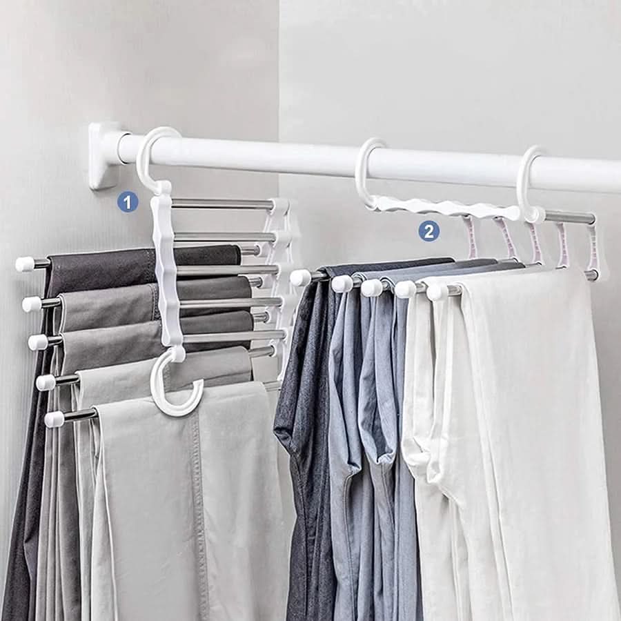 BowLift | Space-saving 5-in-1 Foldable Clothes Hanger Set
