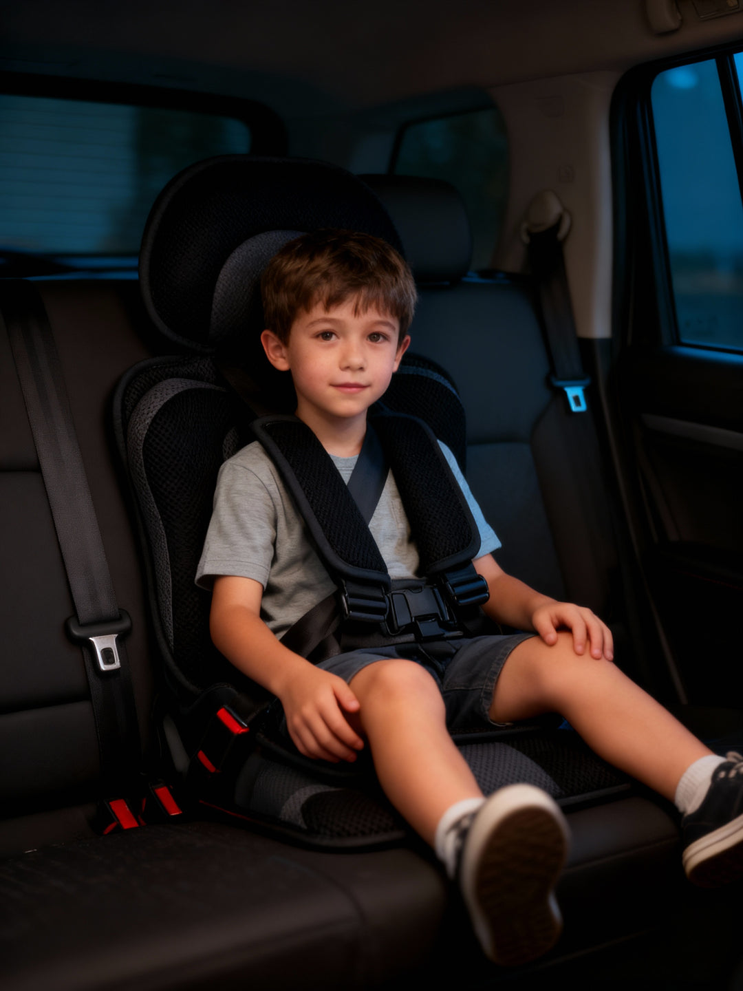 BowLift | Travel Car Seat Portable Toddler Booster Safety Compact Harness Foldable