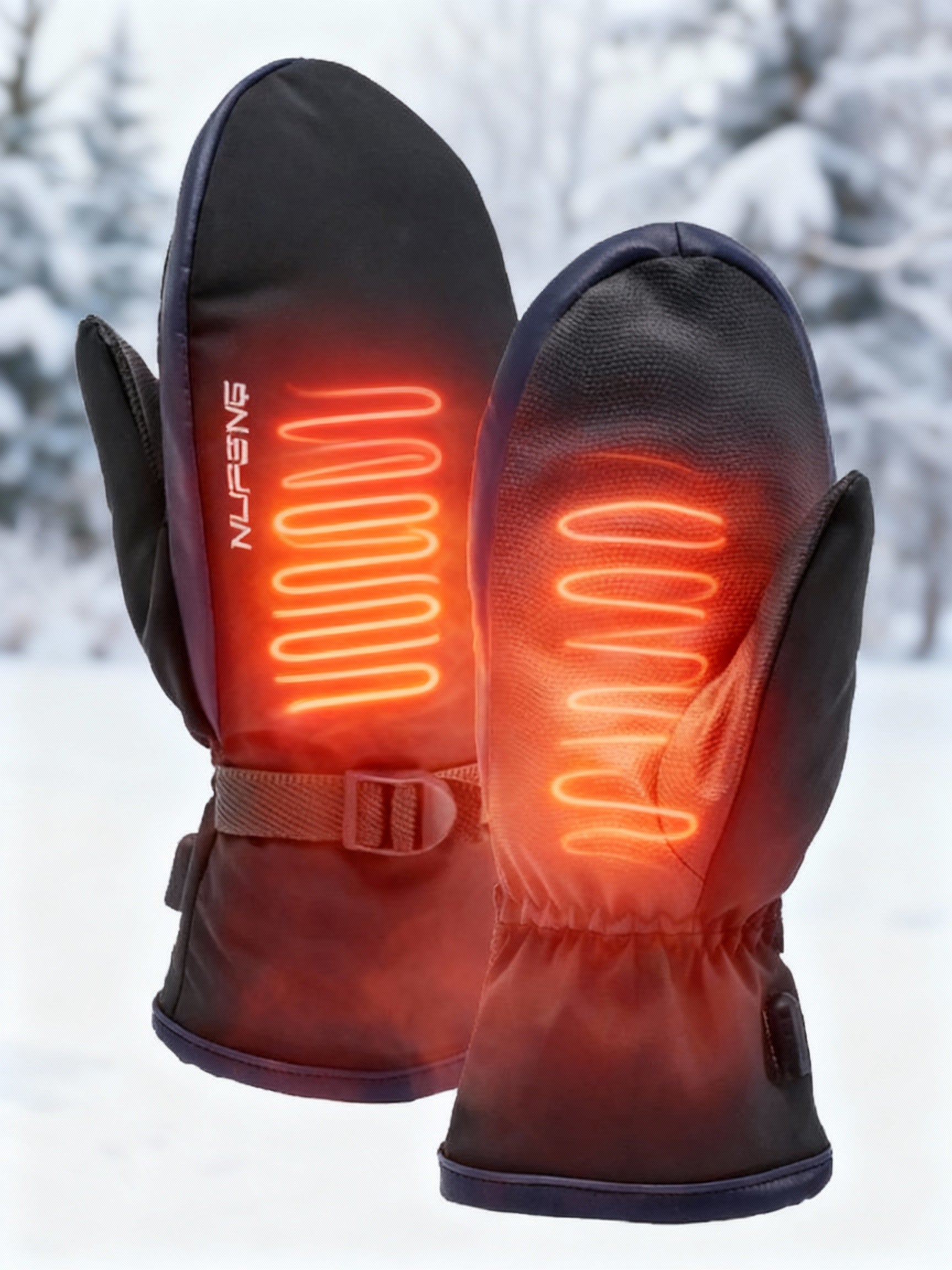 BowLift | Electric Heating Gloves | Dual-Sided, 10,000 mAh USB Rechargeable | Waterproof Skiing & Motorcycle