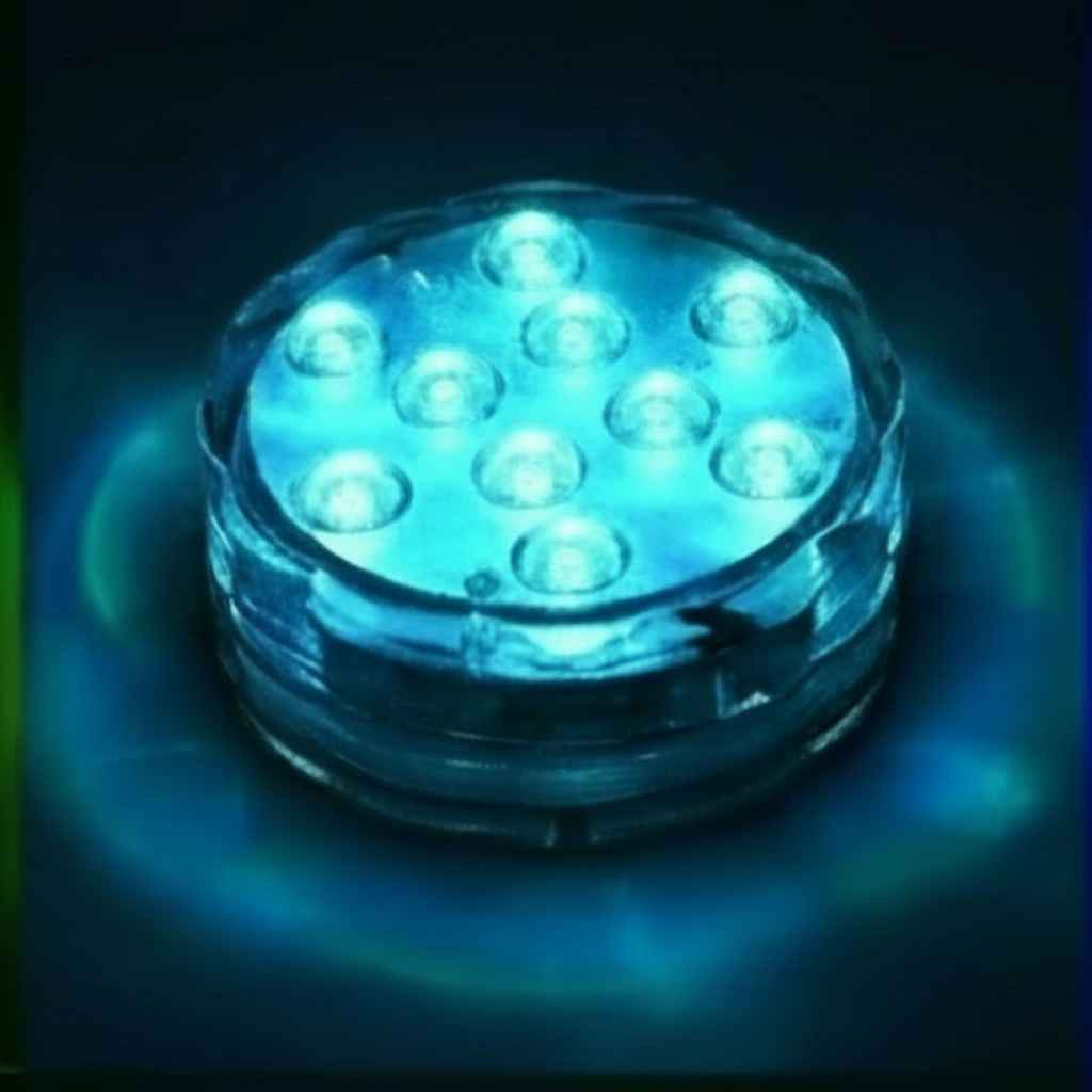 BowLift | Waterproof Submersible LED Lamp | IP68 Ingress Protection | Magnetic & Suction Cup Mounting | RF Remote Control (15m Range) | 13 High-Lumen RGB Beads | 360° Illumination for Pools & Aquariums