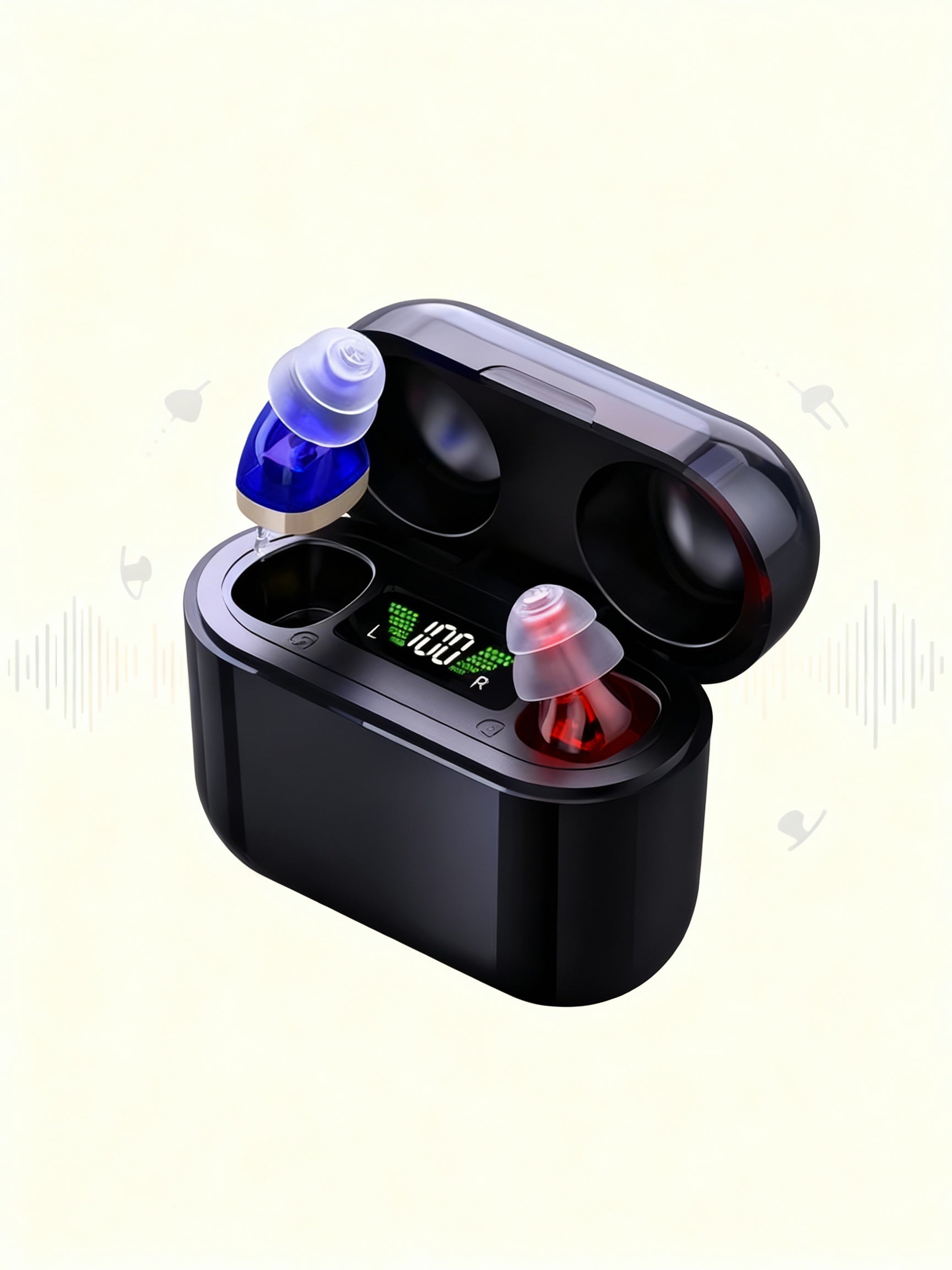 BowLift | Digital In-Ear Hearing Aids | Tinnitus Relief Sound Therapy | Rechargeable, Noise Reduction
